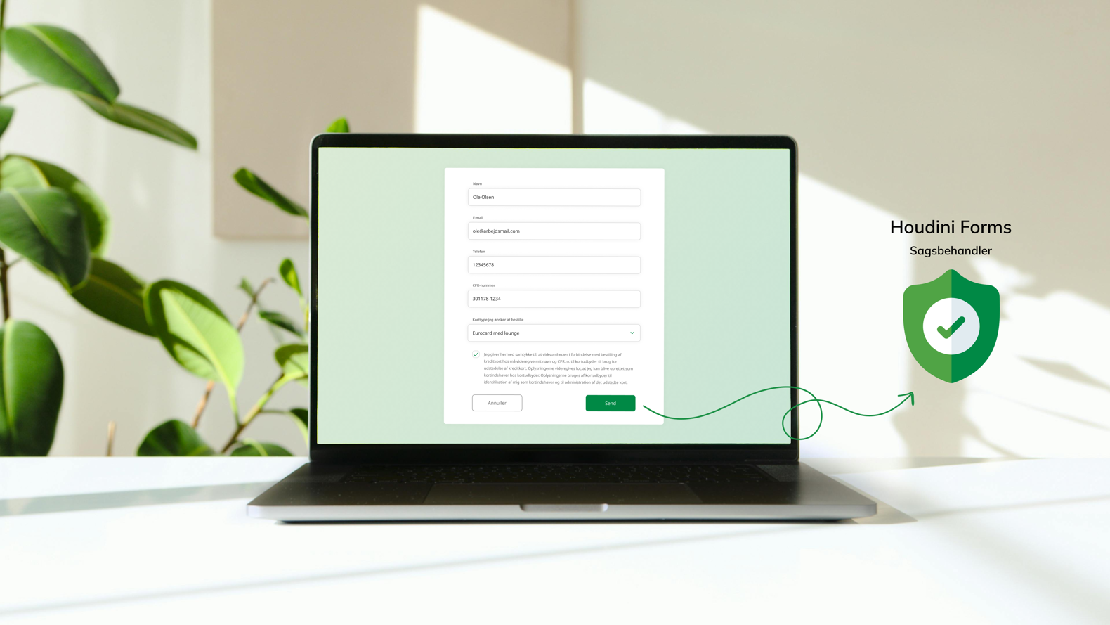 Hod Formfill Uid Houdini Forms - Sikker håndtering af formulardata | Eksponent